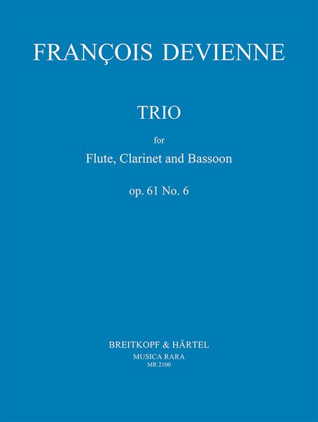 Trio In D Minor, Op. 61 No. 6 : For Flute, Clarinet and Bassoon.