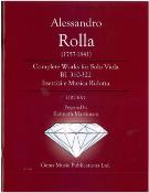 Complete Works For Solo Viola / Prepared By Kenneth Martinson.