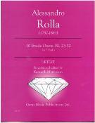 10 Etude Duets, Bi. 23-32 : For 2 Violas / Edited By Kenneth Martinson.