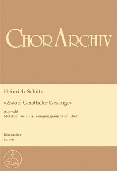 Zwölf Geistliche Gesänge 1657.