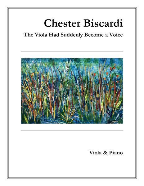 Viola Had Suddenly Become A Voice : For Viola And Piano (2005).