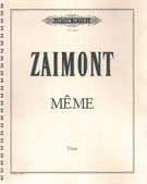 Meme : For Flute, Clarinet, Violin and Two Violoncelli.