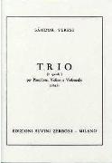 Trio : For Piano, Violin and Violoncello (1963)..