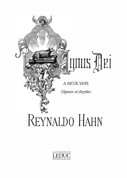 Agnus Dei : A Deux Voix (Soprano Et Baryton).