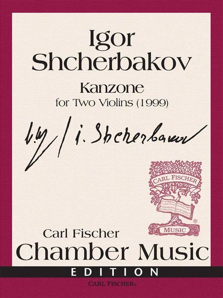 Kanzone : For Two Violins (1999).