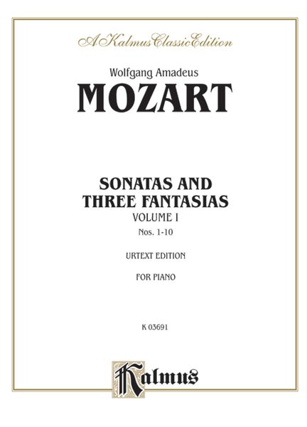 Sonatas and Three Fantasias For Piano, Vol. 1.