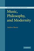 Music, Philosophy and Modernity.