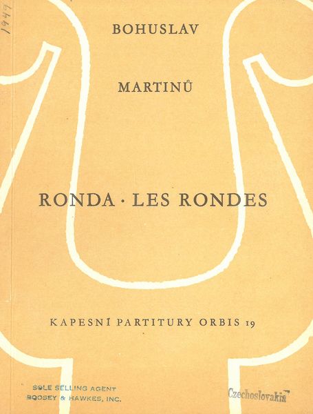 Rondes (Ronda) : For Oboe, Clarinet. Bassoon, Trumpet, Two Violins and Piano.