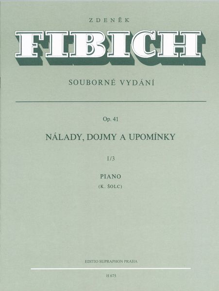 Moods, Impressions and Reminiscences Op. 41/III : For Piano.