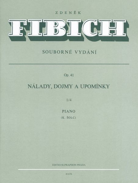 Moods, Impressions and Reminiscences Op. 41/IV : For Piano.