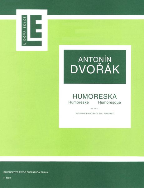 Humoresque In G Major Op. 101, No. 7 : For Violin and Piano.