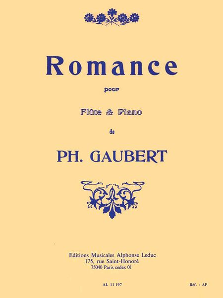 Romance : For Flute and Piano.