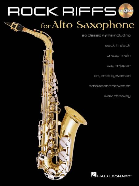 Rock Riffs For Alto Saxophone.