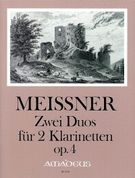Two Duos Concertant Op. 4 For Two Clarinets / edited by Bernhard Päuler.