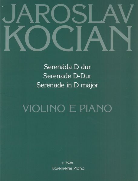 Serenade In D Major : For Violin & Piano.