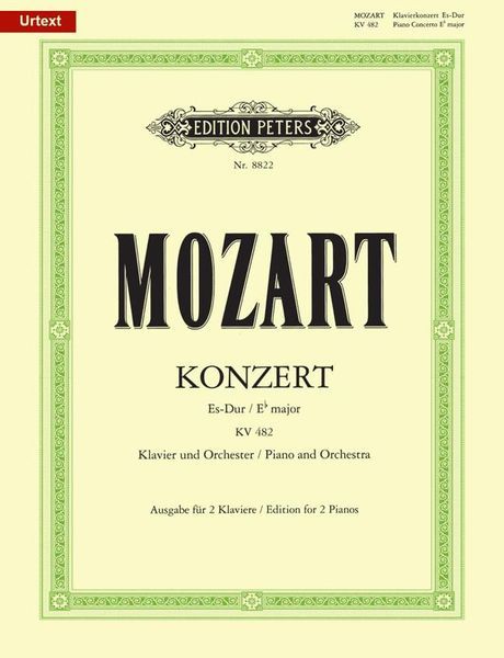 Concerto In E Flat Major, No. 22, K. 482 : For Piano and Orchestra - reduction For 2 Pianos.