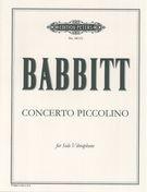 Concerto Piccolino : For Vibraphone Solo (1999).