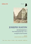 Divertimento I : For Flute, Oboe, Two Horns, Two Violins, Viola, Violoncello and Double Bass.
