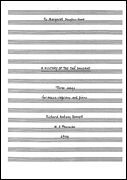 History Of The Thé Dansant : Three For Mezzo-Soprano and Piano (1994).
