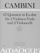 67. Quintett In Es-Dur : Für 2 Violinen, Viola Und 2 Violoncelli / edited by Bernhard Päuler.