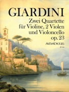 Zwei Quartette, Op. 23 : Für Violine, 2 Violen und Violoncello / ed. by Bernhard Päuler.