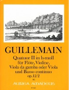 Quatuor II In H-Moll, Op. 12, 2 : Für Flöte, Violine, Viola Da Gamba Oder Viola & Basso Continuo.