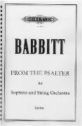 From The Psalter : For Soprano And String Orchestra.