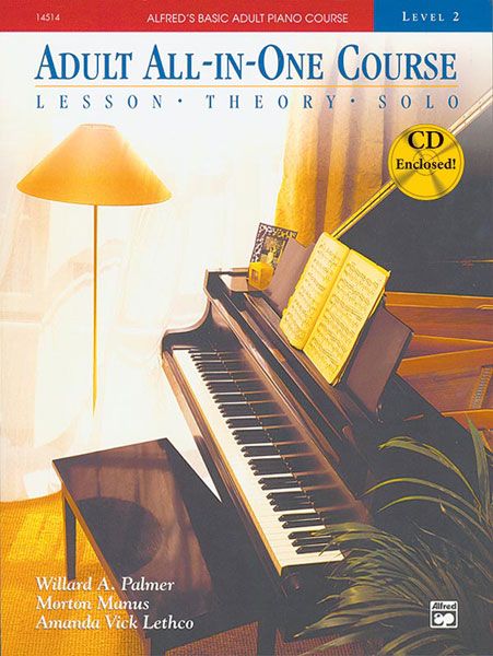 Alfred's Basic Adult All-In-One Piano Course, Book 2 (Book & CD).