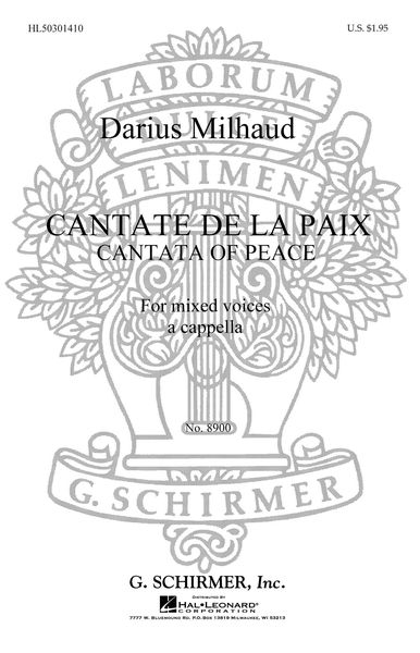 Cantate De la Paix : For SSAATTBB Choir.
