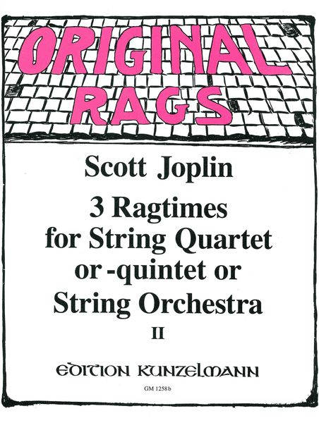 Three Ragtimes For String Quartet, Vol. 2.