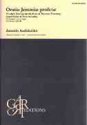 Oratio Jeremiae Profetae : For Soprano, Alto and Organ / edited by Alejandro Garri.