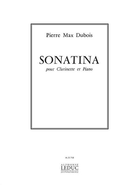 Sonatina : Pour Clarinette Et Piano.