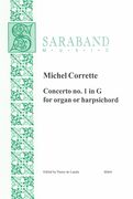 Concerto No. 1 In G : For Organ Or Harpsichord - Solo Keyboard Part.
