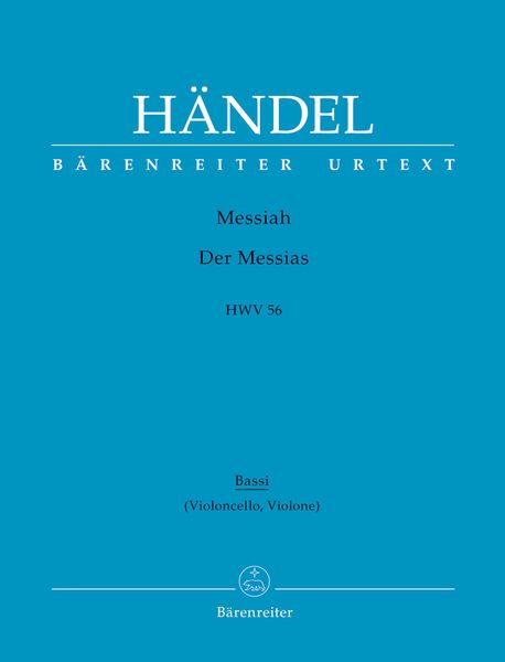 Messiah : Cello-Bass Part.