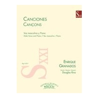 Canciones Por Voz Masculina Y Piano / edited by Douglas Riva.