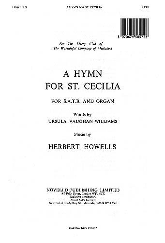 Hymn For St. Cecilia : For SATB Choir and Organ.