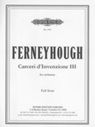 Carceri d'Invenzione III : For Wind Ensemble.