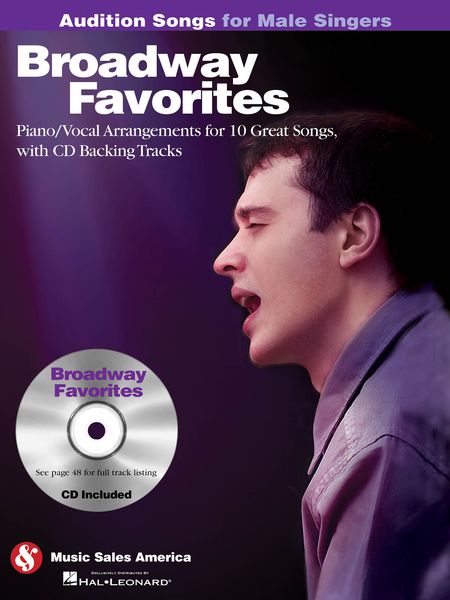 Audition Songs For Male Singers : Broadway Favorites.