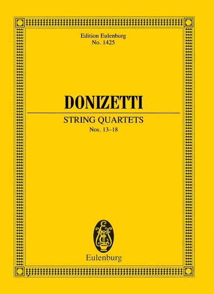 String Quartets Nos. 13-18 / edited by Giuseppe Pascucci.