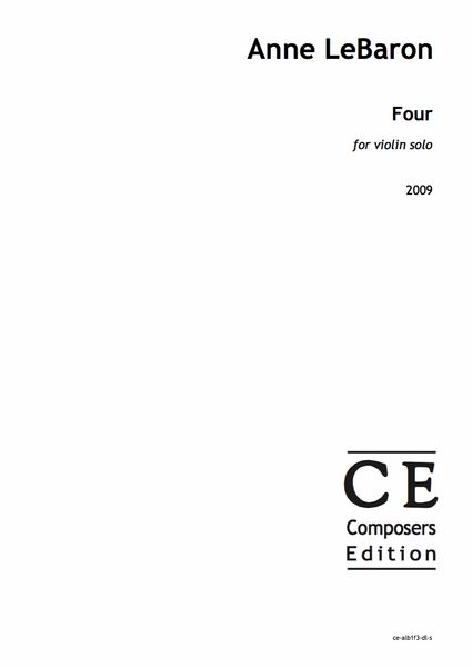 Four : For Solo Violin.