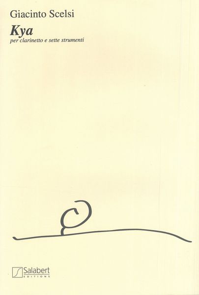 Kya : For Clarinet and Chamber Ensemble (1959).