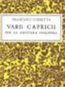 Vari Capricci Per la Ghitarra Spagnuola (Milano 1643).