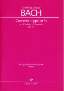 Concerto Doppio In Es (Wq 47) : Per Cembalo E Pianoforte / edited by Günter Graulich.