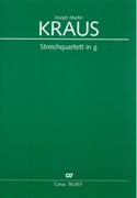 Streichquartett In G Moll, Op. 1, 3, Vb2 183 (Vb1 175) / edited by Sonja Gerlach.