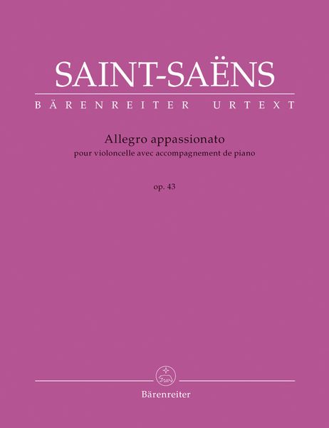 Allegro Appassionato, Op. 43 : Pour Violoncelle Avec Accompagnement De Piano / Ed. Christine Baur.