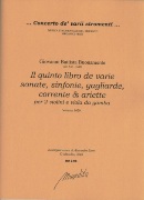 Quinto Libro De Varie Sonate, Sinfonie, Gagliarde, Correnti E Arriete (Venezia, 1629).