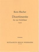 Divertimento : Für Vier Holzbläser (1951).