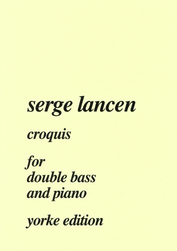Croquis : For Double Bass and Piano.