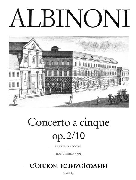 Concerto III, Op. 2/10 G-Dur : Für Violine und Streichorchester.