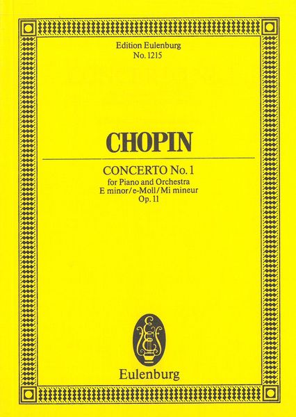 Piano Concerto No. 1 In E Minor, Op. 11.